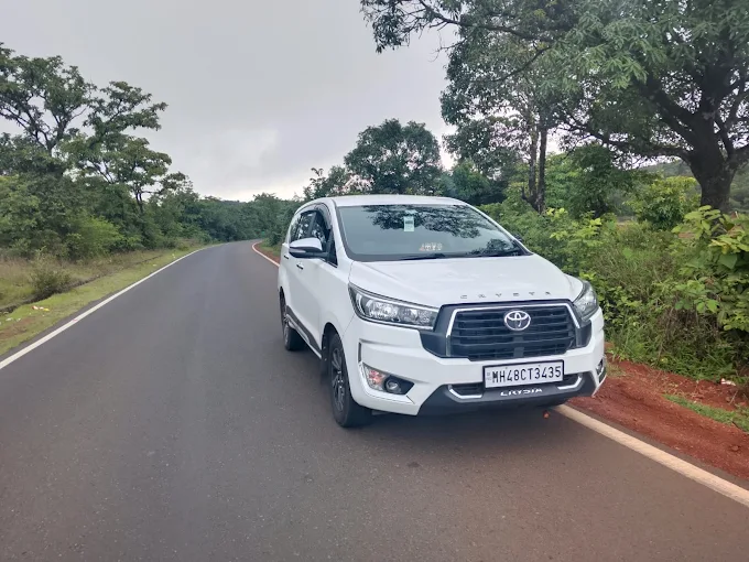 Toyota Innova Crysta from the Parshwanath Car Rental fleet
