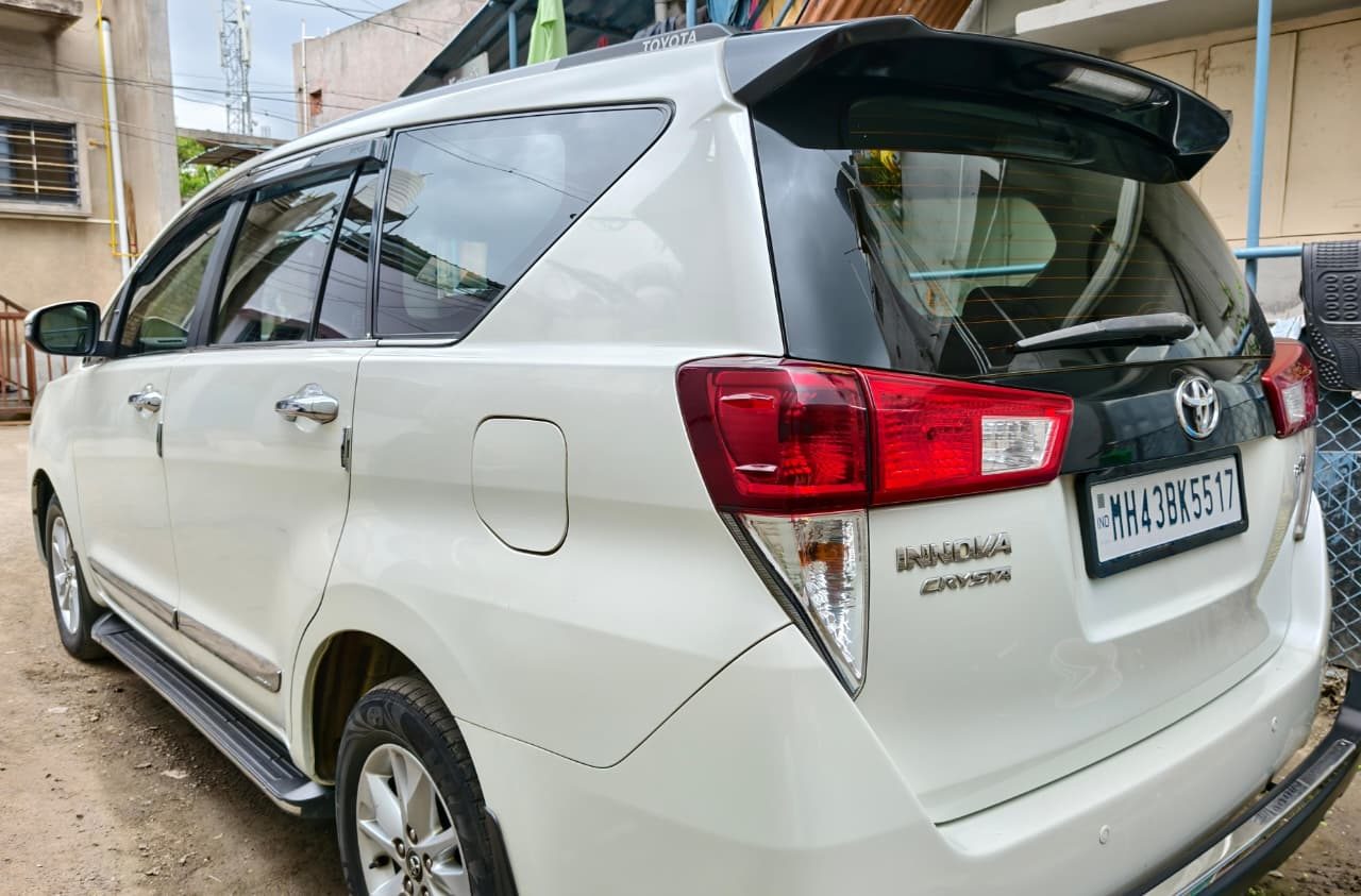 Toyota Innova Crysta used for local city rentals