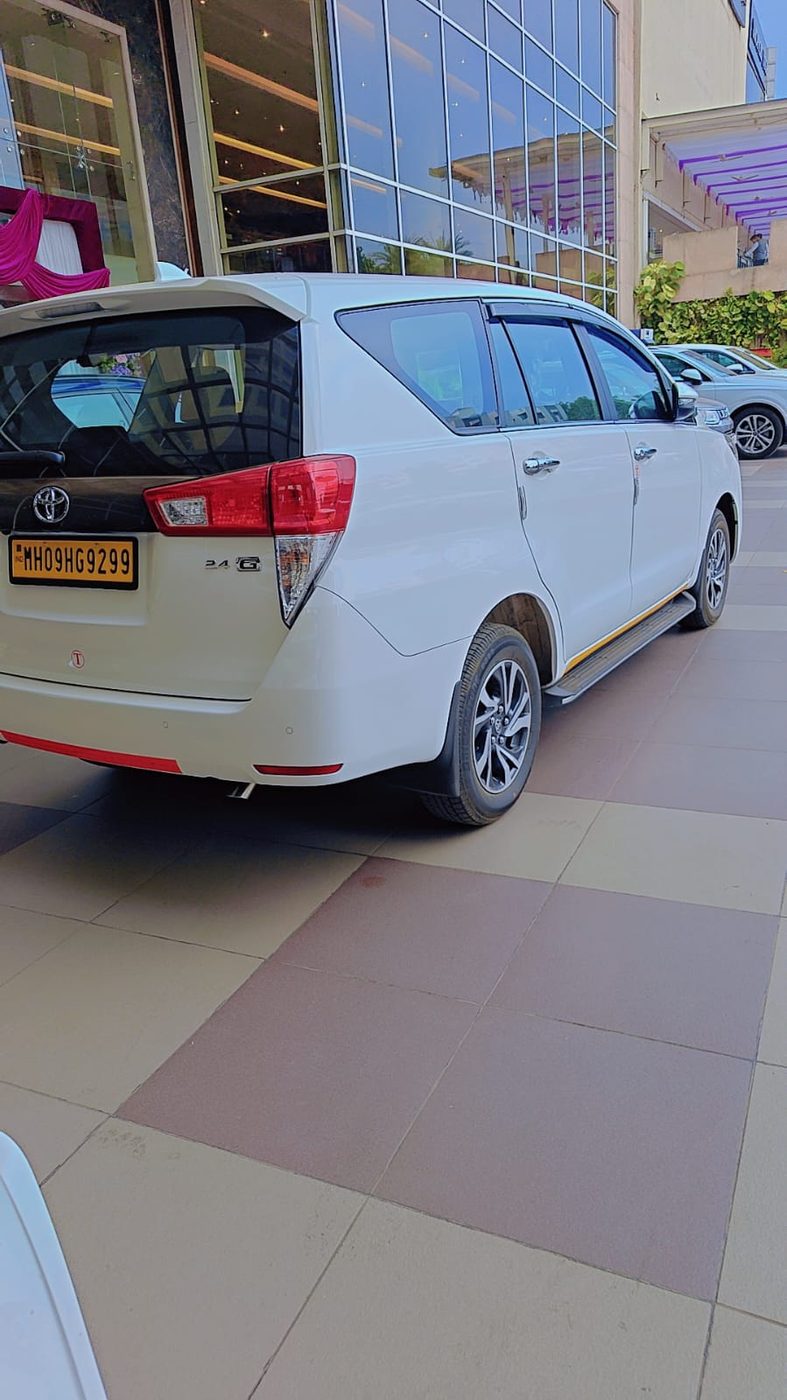 Toyota Innova Crysta used for monthly and long-term rentals
